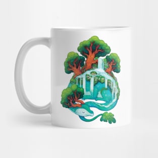 Waterfall Dragon Mug